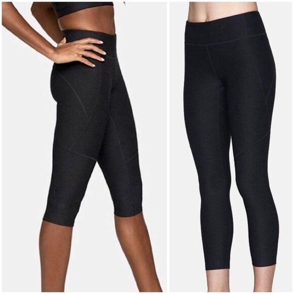 Outdoor Voices Pants - Outdoor Voices 3/4 Crop Compression Leggings in Black - M | Medium
